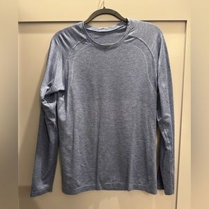 Blue lululemon long sleeve shirt